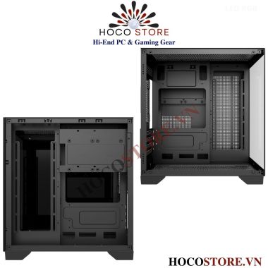 Vỏ Case Máy Tính Bể Cá E-DRa mATX 2 Mặt Kính Cường Lực ECS1503