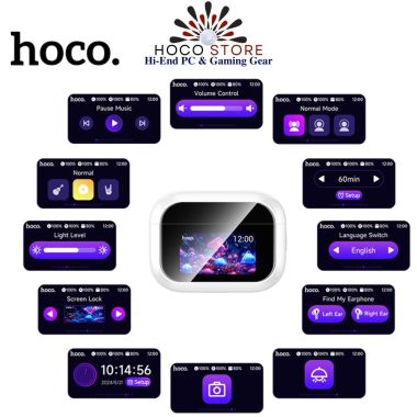 Tai nghe Bluetooth Hoco EW79 chống ồn, màn hình LCD thông minh