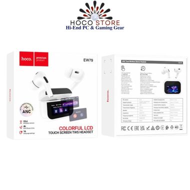 Tai nghe Bluetooth Hoco EW79 chống ồn, màn hình LCD thông minh