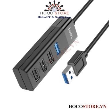 THIẾT BỊ HUB Hoco HB25 USB 3.0 + USB 2.0 l Hoco Store PC