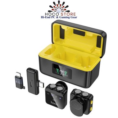 Micrô kỹ thuật số không dây Hoco L17 Mic Kép
