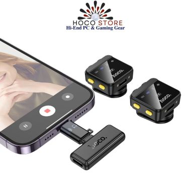 Micrô kỹ thuật số không dây Hoco L17 Mic Kép