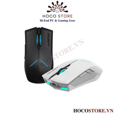 Chuột Gaming Machenike M720 Có dây và 2.4G Wireless Màu Trắng