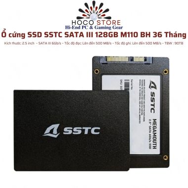 Ổ cứng SSD SSTC SATA III 128GB M110 BH 36 Tháng