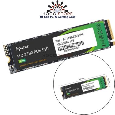 Ổ Cứng SSD Apacer 512GB M.2 PCIe Gen 3x4 Tốc độ cao