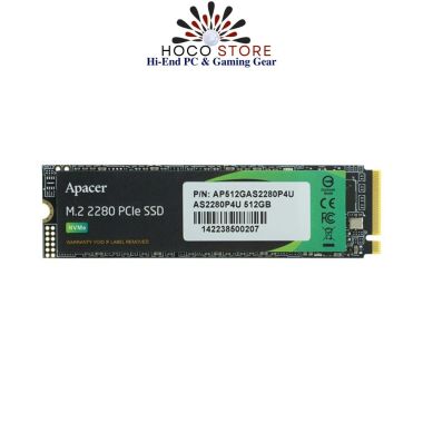 Ổ Cứng SSD Apacer 512GB M.2 PCIe Gen 3x4 Tốc độ cao