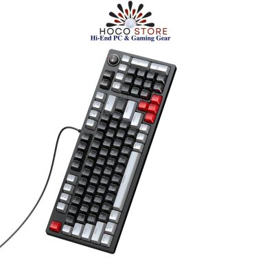 Bàn Phím Cơ 97 Phím T-WOLF T50 Blue Switch Màu Đen Xám