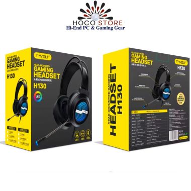 Tai Nghe Máy Tính Chụp Tai Có Mic T-WOLF H130