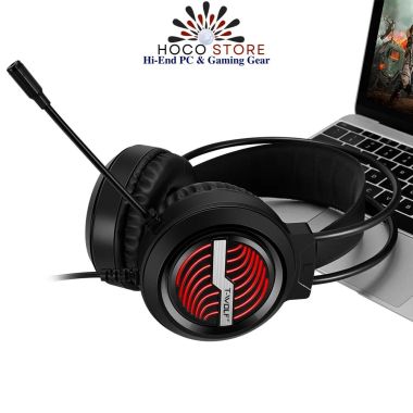 Tai Nghe Máy Tính Chụp Tai Có Mic T-WOLF H130