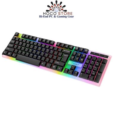 Bộ 4 Món Phím Chuột Tai Nghe Lót Chuột T-WOLF TF240 RGB