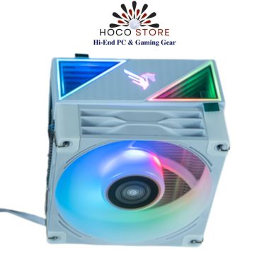 Quạt Tản Nhiệt CPU TOMATO AM-6200 LED RGB 90mm Trắng