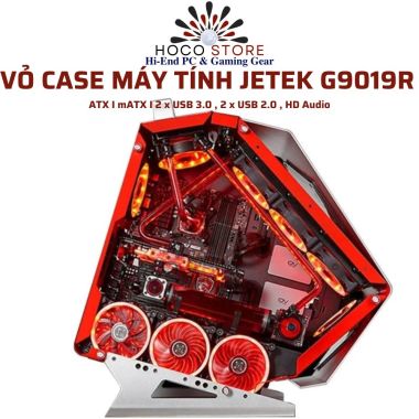 Vỏ Case Máy Tính Gaming JETEK G9019R Gaming ATX