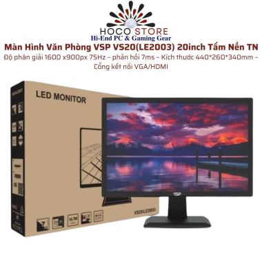 Màn hình văn phòng VSP VS20LE2003 Chính Hãng