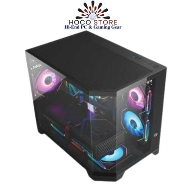 Vỏ Case Máy Tính VSP X2 Luxury Plus Đen mATX Và ITX