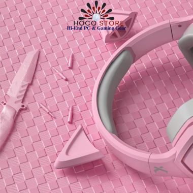 Tai nghe Mèo Gaming Chụp Tai Xiberia V13U Hồng