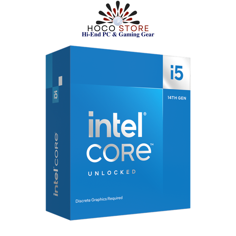 CPU Intel Core i5 14600KF (3.5GHz Turbo Up to 5.3GHz, 14 nhân 20 luồng, Cache 24MB, 125W)