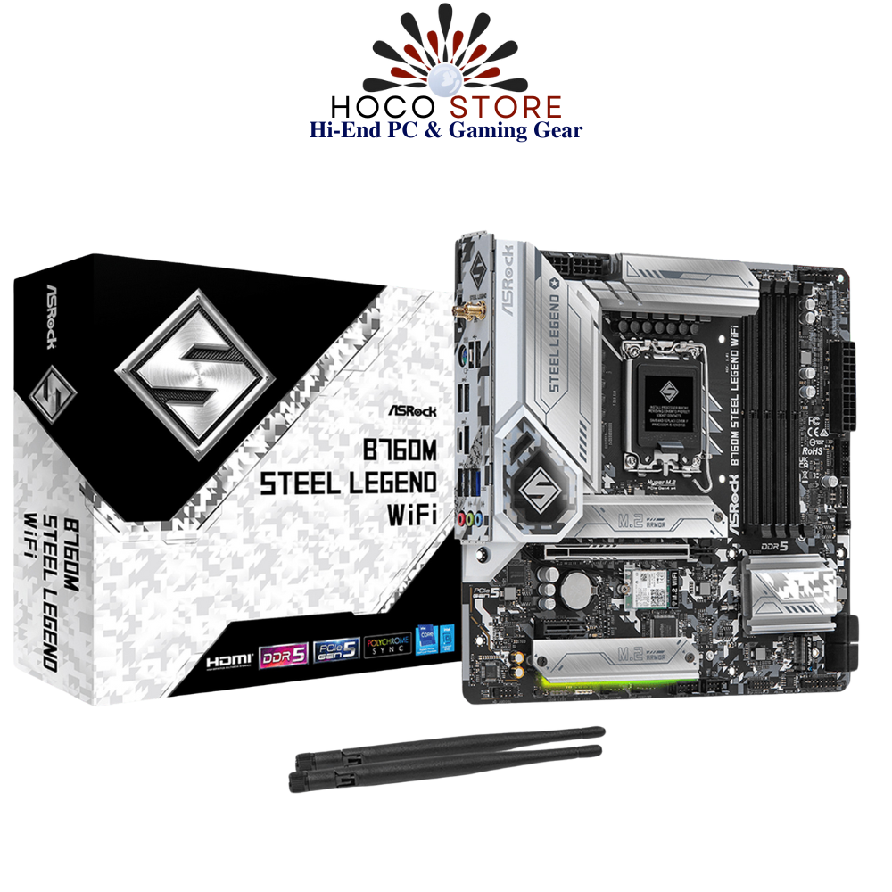 Bo mạch chủ ASrock B760M Steel Legend WiFi
