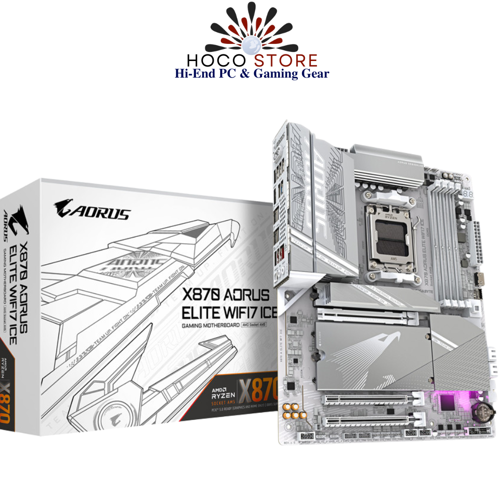 Bo Mạch Chủ Mainboard GIGABYTE X870 AORUS ELITE WIFI7 ICE