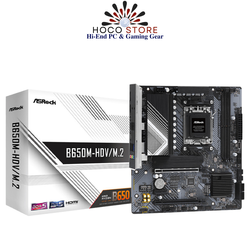 Bo mạch chủ ASROCK B650M-HDV/M2 DDR5