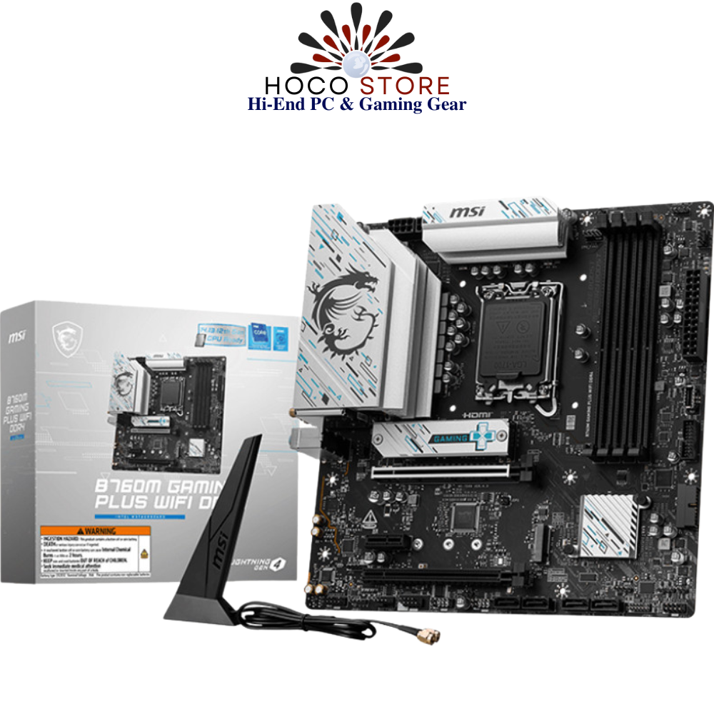 Bo mạch chủ MSI B760M Gaming Plus Wifi DDR4