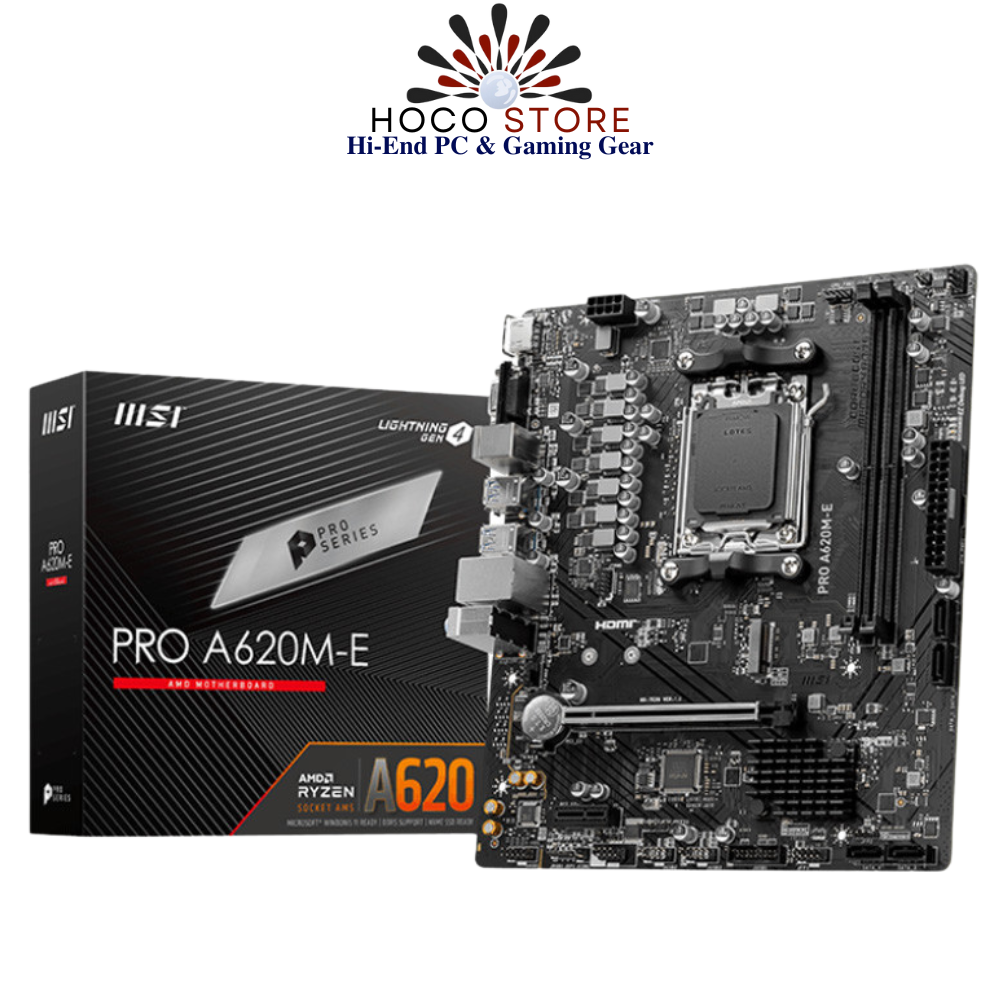 Bo mạch chủ MSI Pro A620M-E DDR5
