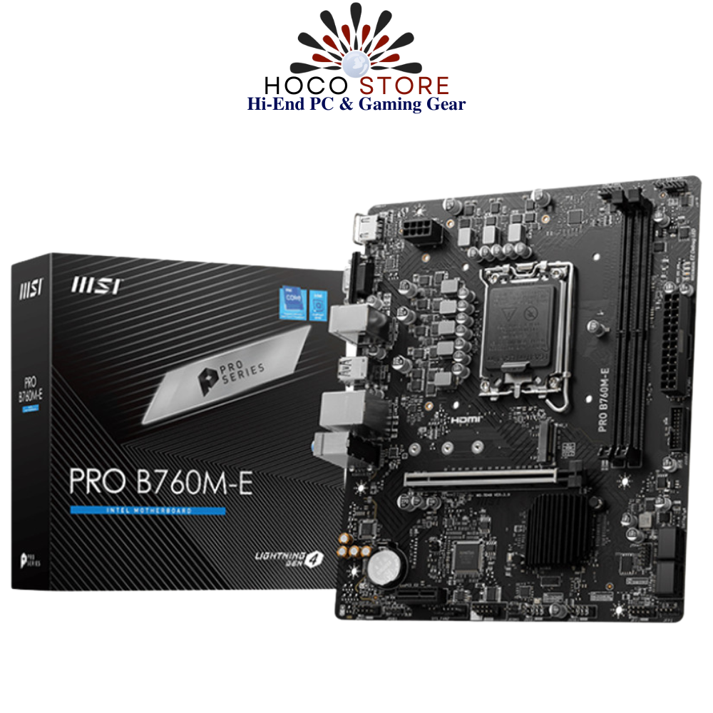 Bo mạch chủ MSI Pro B760M-E