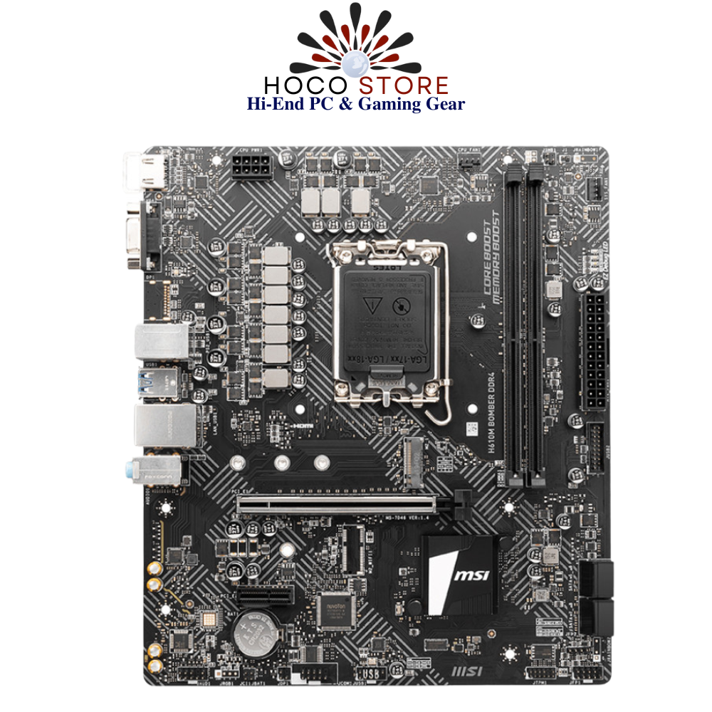 Bo mạch chủ MSI Pro H610M Bomber DDR4