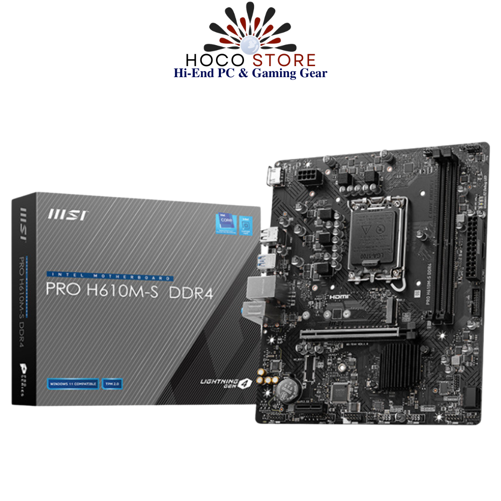 Bo mạch chủ MSI Pro H610M-S DDR4