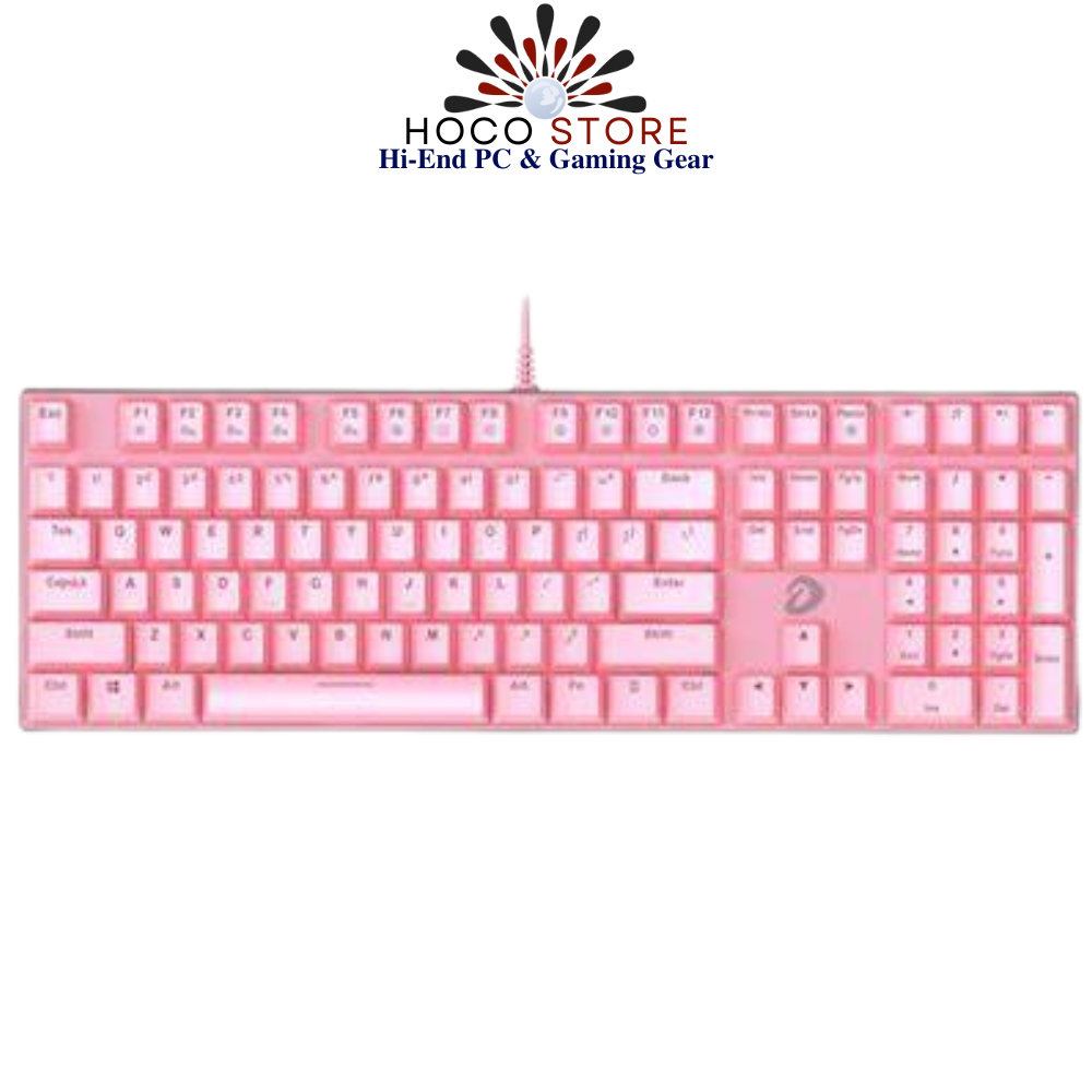 Bàn phím cơ DareU EK810 Hồng Blue Switch LED