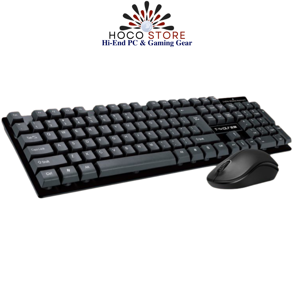 Bộ Phím Chuột Wireless T-WOLF TF100
