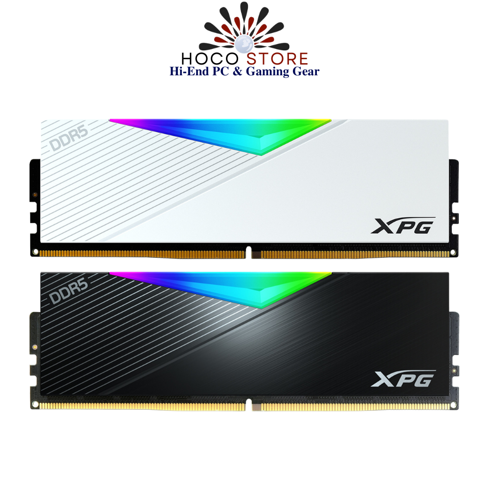 Bộ Nhớ Ram PC Adata Lancer Blade RGB 32Gb (16Gbx2) DDR5 6000Mhz Black