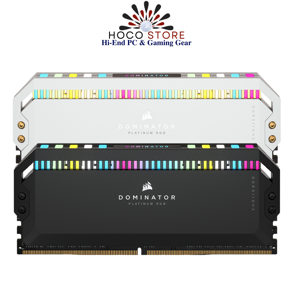 Bộ nhớ Ram PC Corsair Dominator Platinum RGB Black 64GB 6000MHz DDR5 (2x32GB)