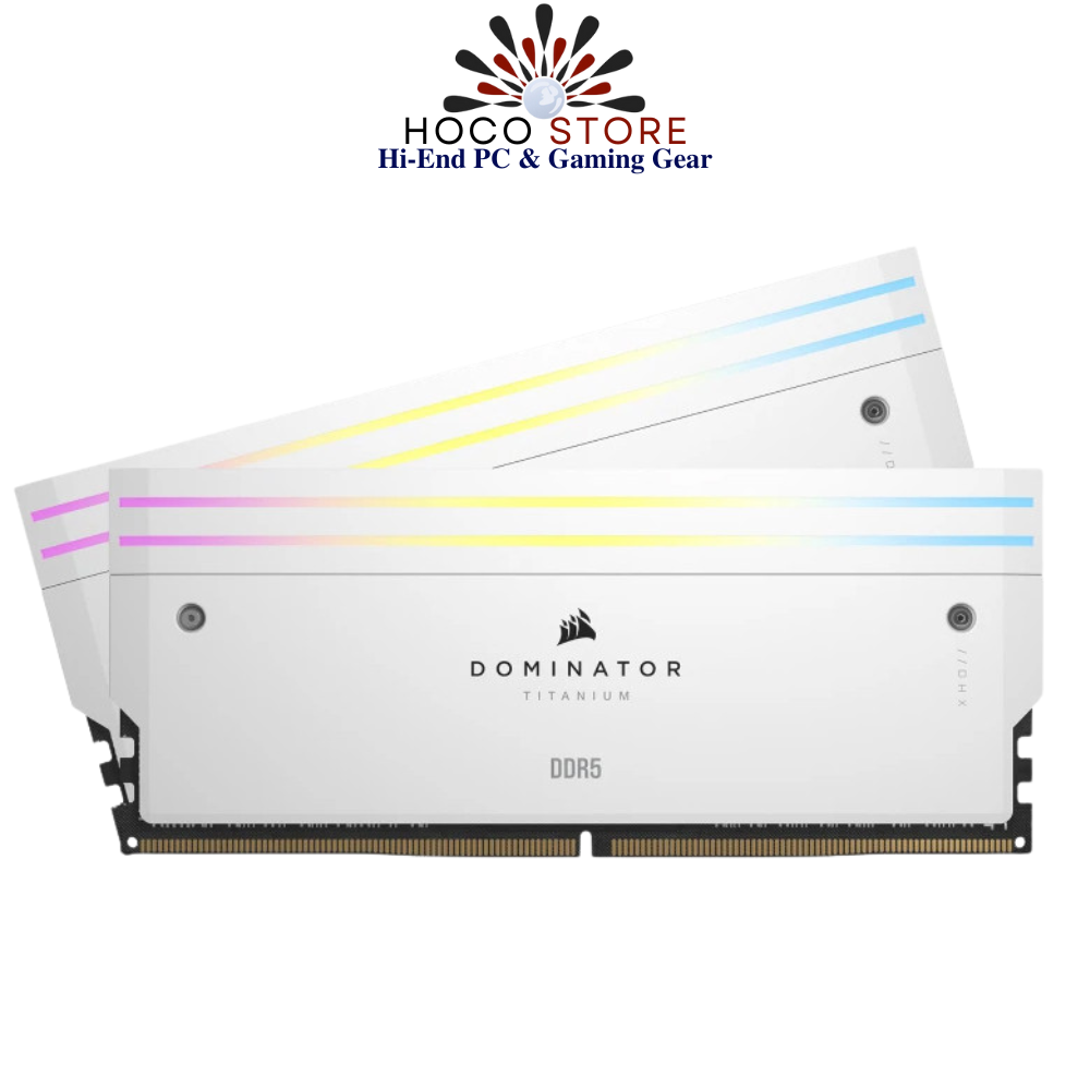 Bộ nhớ Ram PC Corsair Dominator Titanium RGB White 48GB 7000MHz DDR5 (2x24GB)