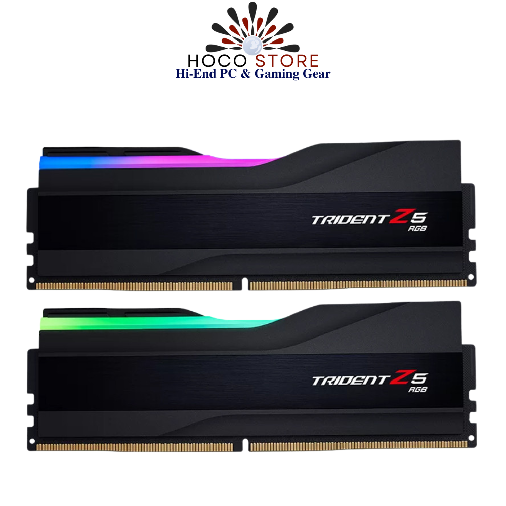 Bộ nhớ Ram PC G.Skill Trident Z5 RGB 64GB 6400MHz DDR5 (32GBx2) Black (Intel XMP)