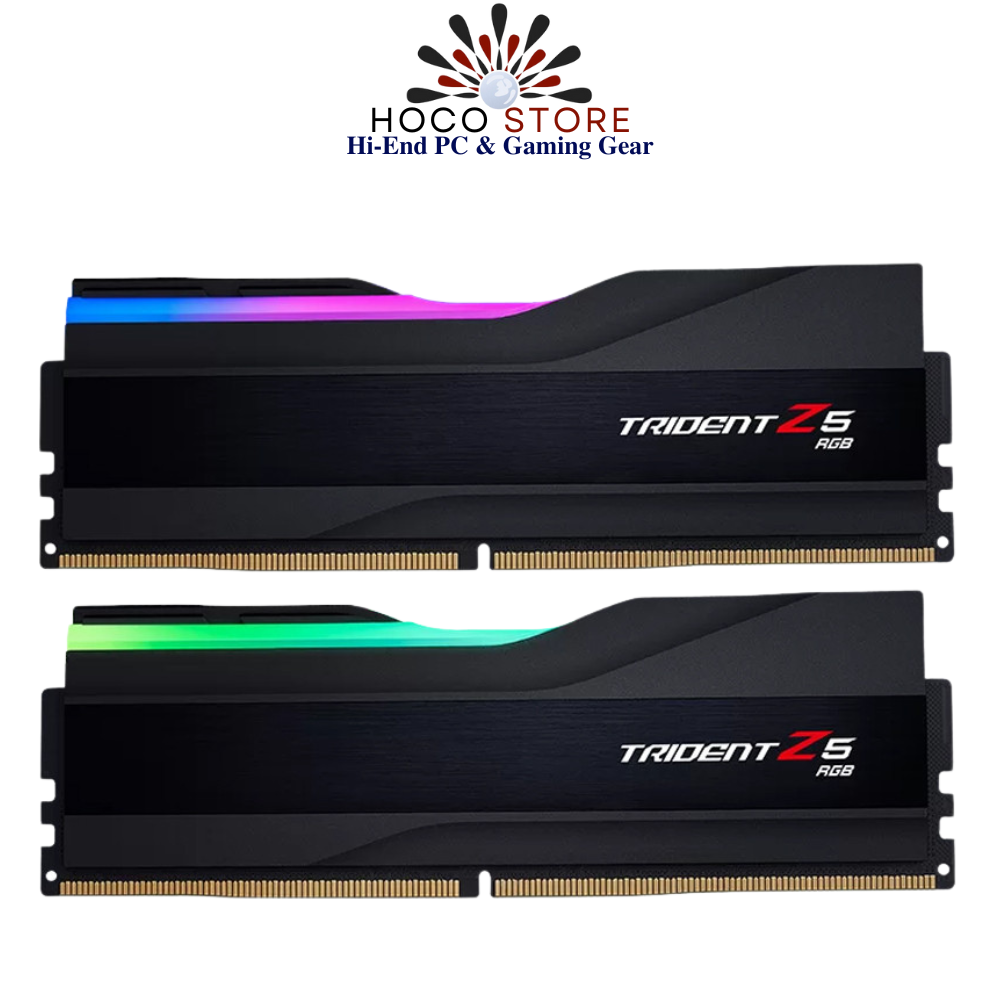 Bộ nhớ Ram PC G.Skill Trident Z5 RGB Black DDR5-6000MHz 32GB (2x16GB)