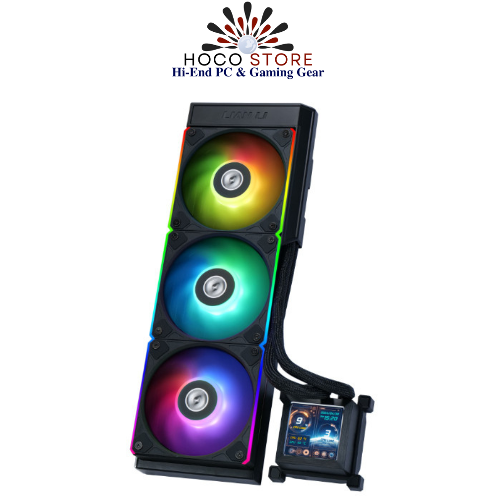 Tản Nhiệt Nước AIO LIAN LI HydroShift LCD 360RGB Black