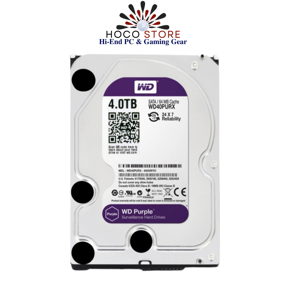 HDD Western Digital 4TB Purple