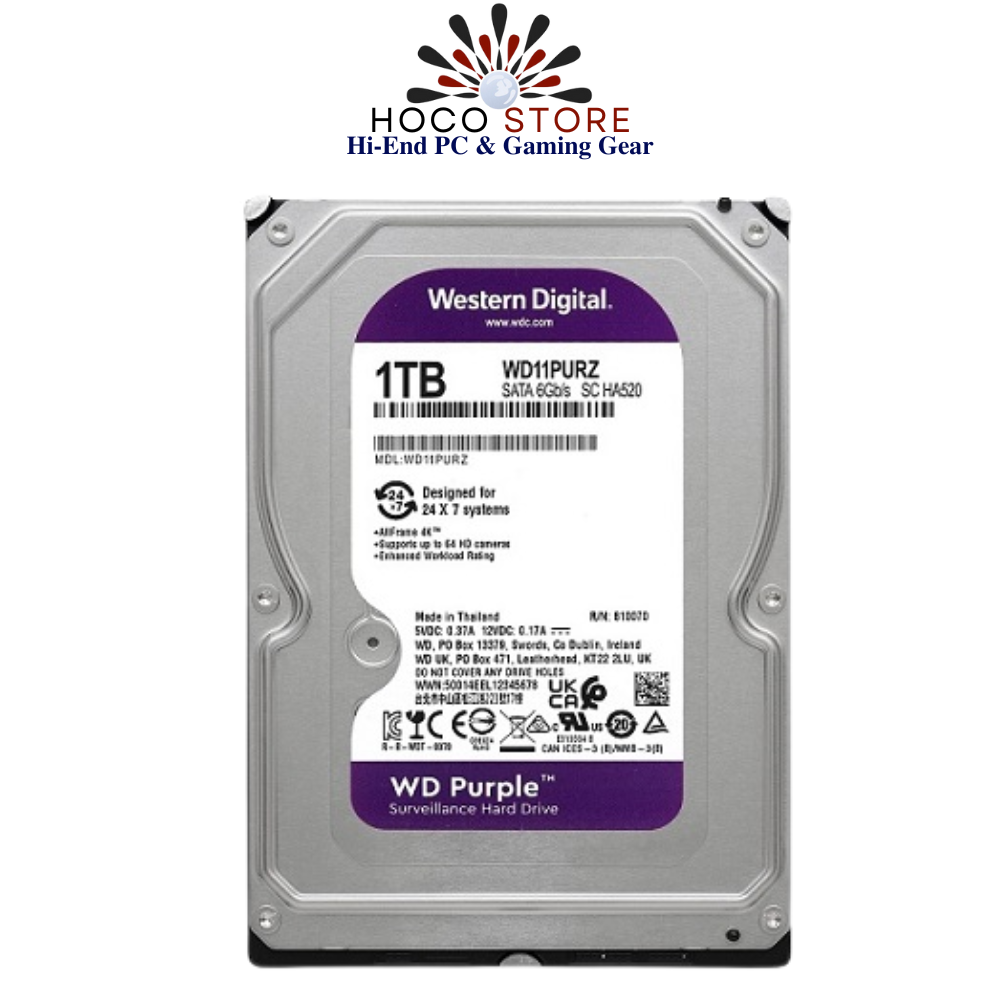 HDD Western Digital 1TB Purple