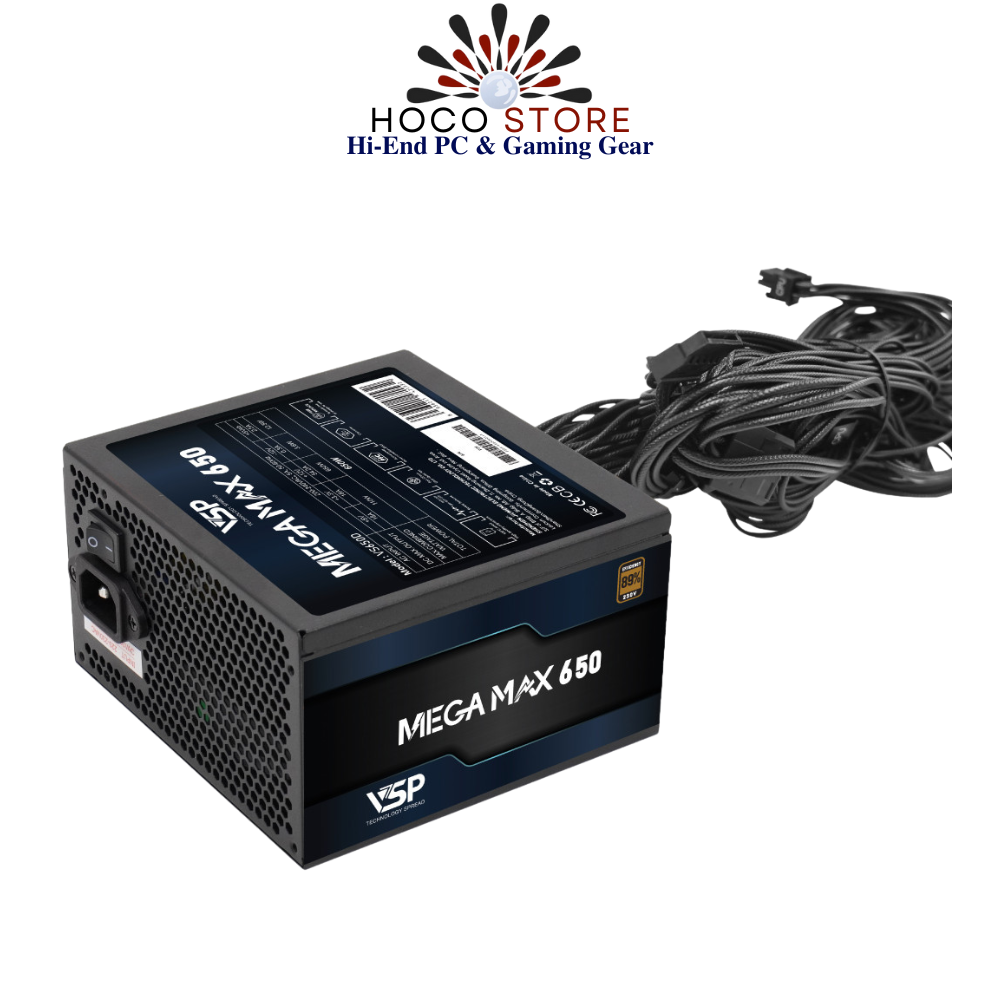 Nguồn VSP MEGAMAX VS650D 650W