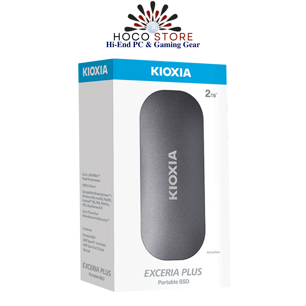 SSD Di Động 500GB KIOXIA EXCERIA PLUS PORTABLE