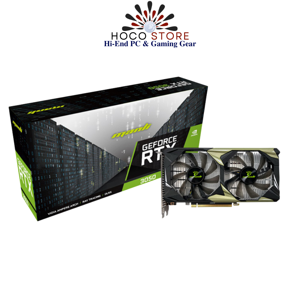 Card màn hình Manli GeForce RTX 3050 6GB Nebula Twin