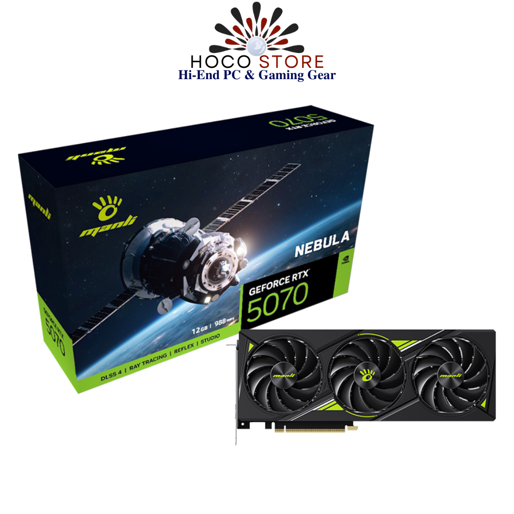 Card màn hình Manli Nebula GeForce RTX 5070 12GB GDDR7