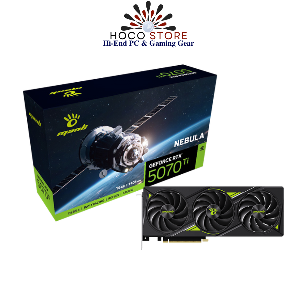 Card màn hình Manli Nebula GeForce RTX 5070 Ti 16GB GDDR7