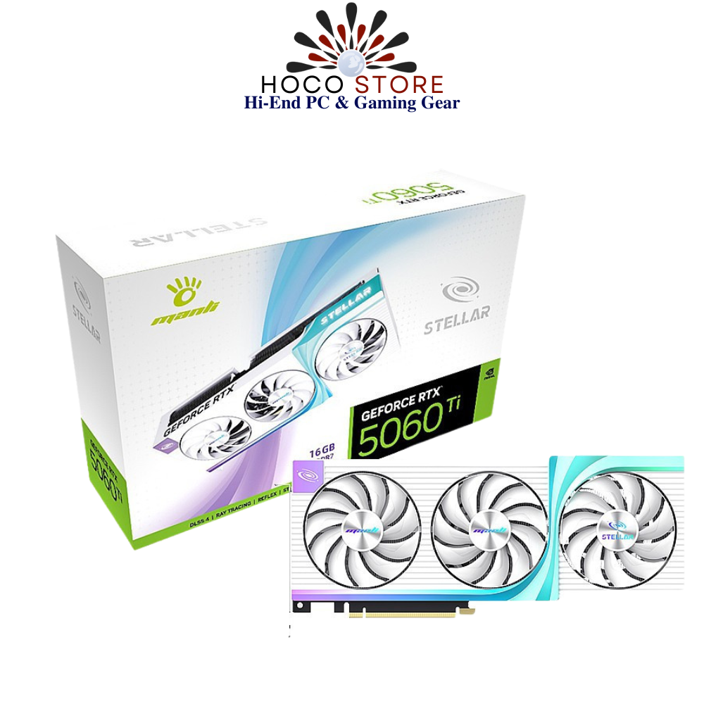 Card màn hình Manli Stellar GeForce RTX 5070 Ti OC 16GB GDDR7