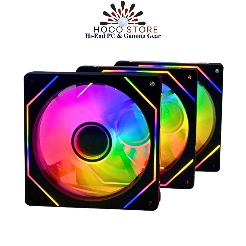 Quạt Case Máy Tính TW HC FAN 12CM VÔ CỰC LED RGB
