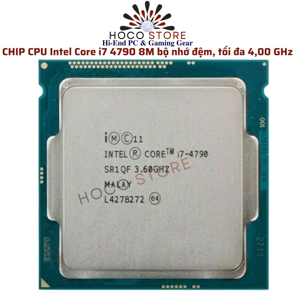 CHIP CPU Intel Core i7 4790 8M bộ nhớ đệm, tối đa 4,00 GHz