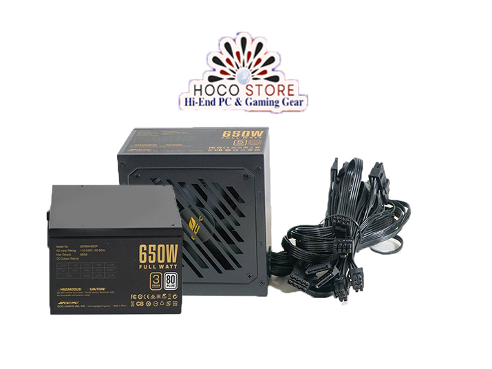 Nguồn máy tính OCPC ENERGIA BZ650 BRONZE 80 công suất 650W
