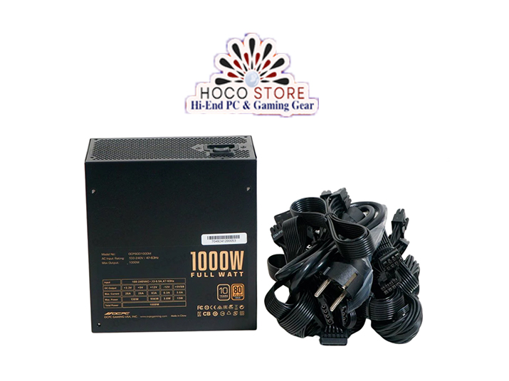 Nguồn máy tính OCPC ENERGIA GD1000M 80 GEN5 công suất 1000W