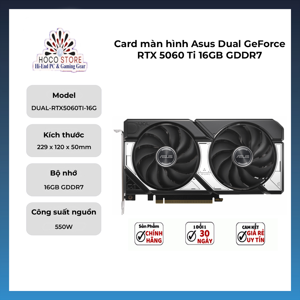 Cấu Hình PC Với RTX 5060 Ti 16GB